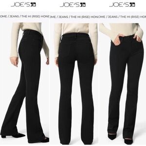 JOE'S Jeans Hi (Rise) Honey Curve Bootcut Black Size: US 24 
NWT